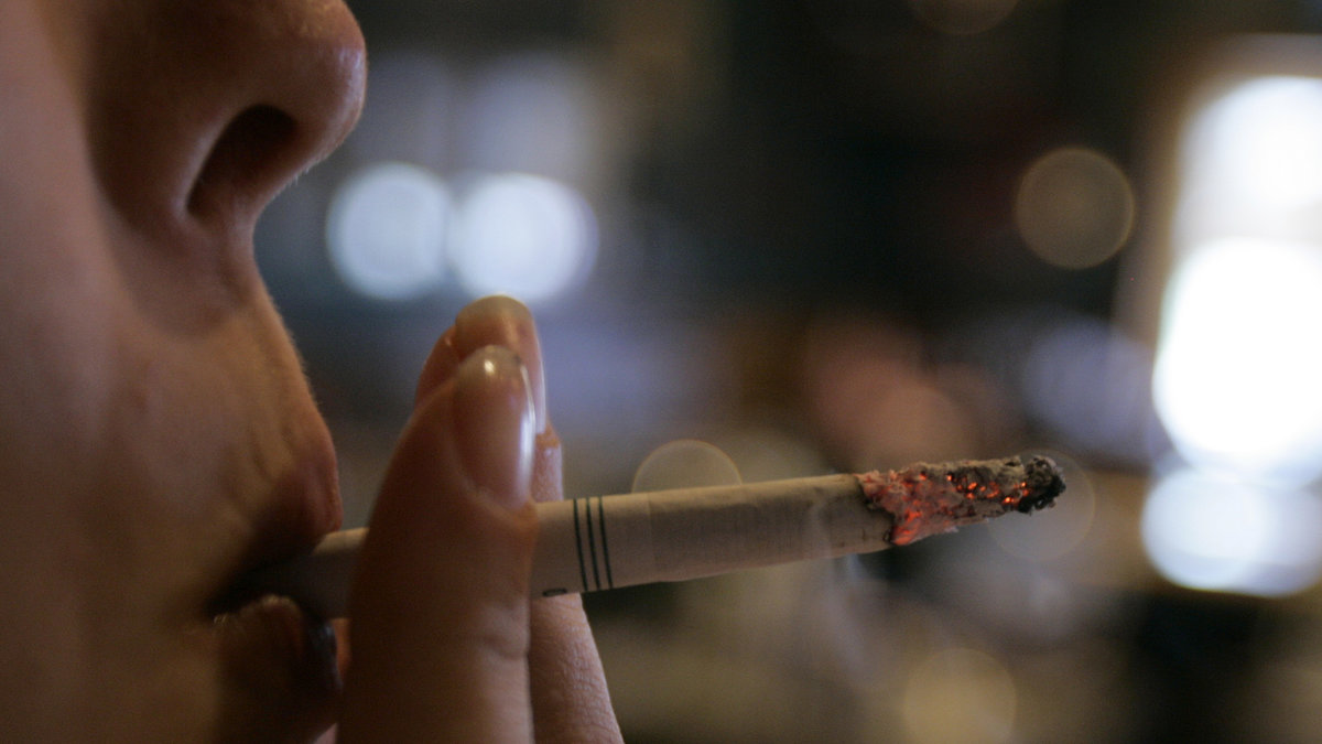 Rökning leder till ökad risk för blodpropp. 